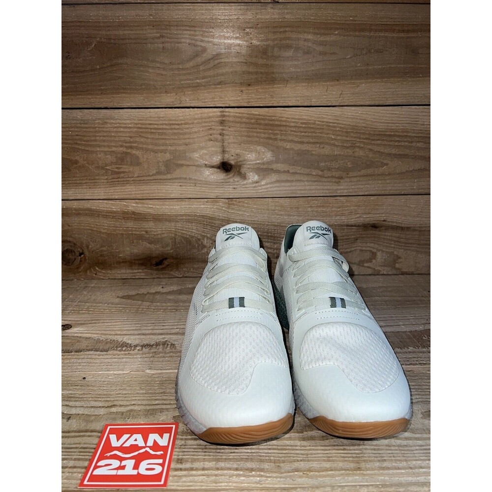 NEW SZ 10-11.5: Men’s Reebok FLASHFILM Cross Training Shoes: Green & White - Picture 2 of 8